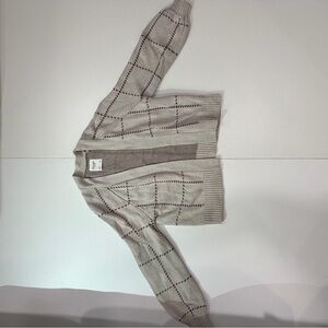 Abercrombie & Fitch Cream Cardigan with Pattern